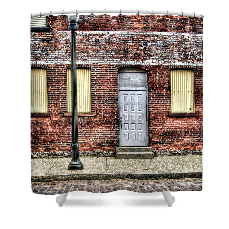 Buffalo Shower Curtain featuring the photograph Cobblestone District by Tammy Wetzel