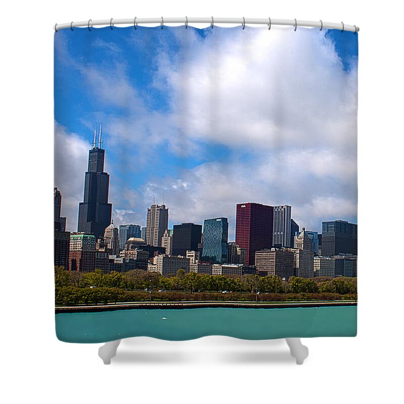 Colorful Shower Curtain featuring the photograph Colorful City by Milena Ilieva