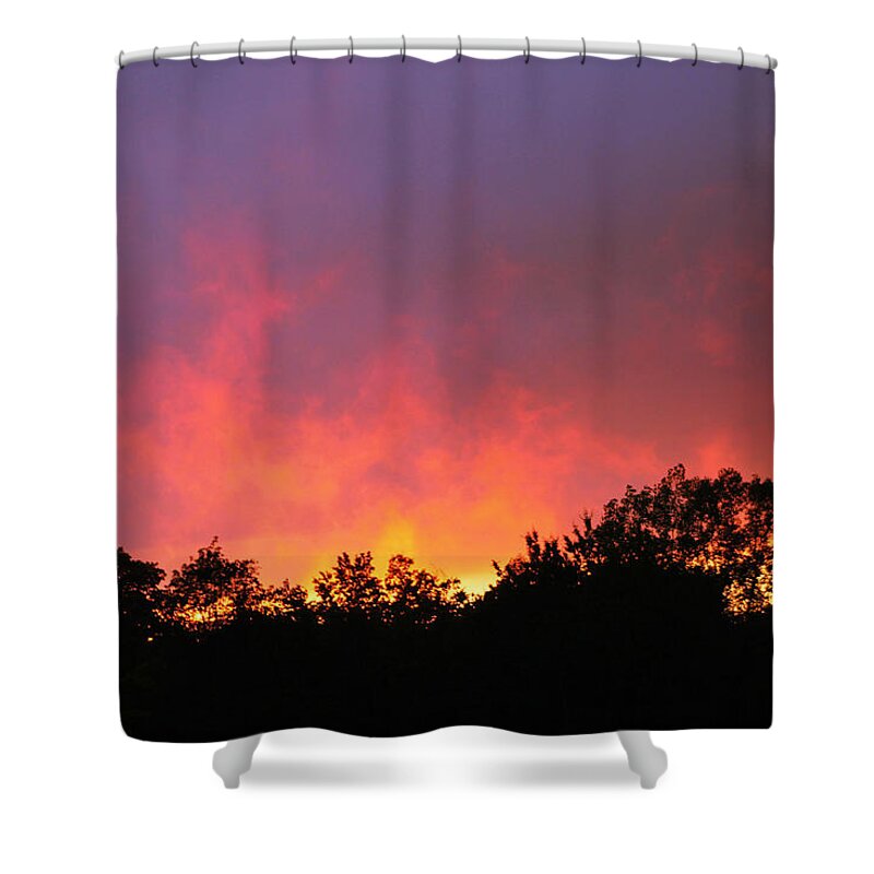 Sunset Shower Curtain featuring the photograph Crepuscule by Bruce Patrick Smith