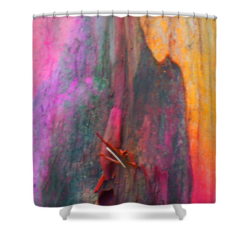 Nature Shower Curtain featuring the digital art Dance for the Earth by Richard Laeton