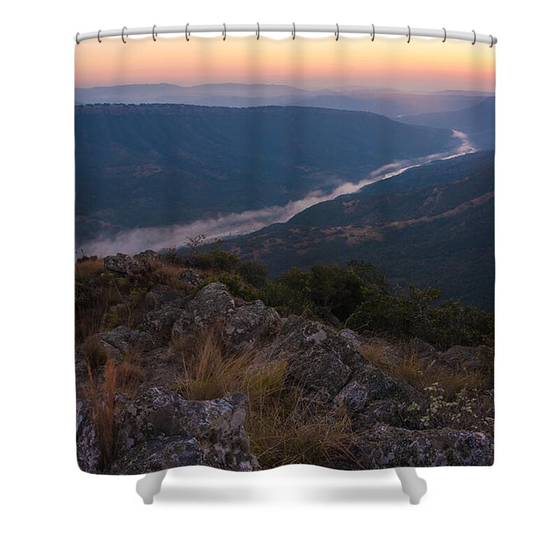 Africa Shower Curtain featuring the photograph Daybreak by Alistair Lyne