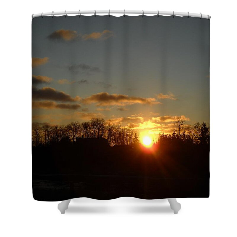 Dawn Shower Curtain featuring the photograph Delightful December Dawn by Kent Lorentzen