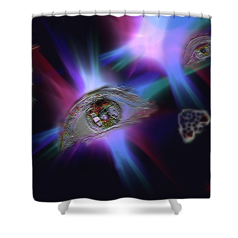 Astral Travel Shower Curtain featuring the photograph Disembodied by Marie Jamieson