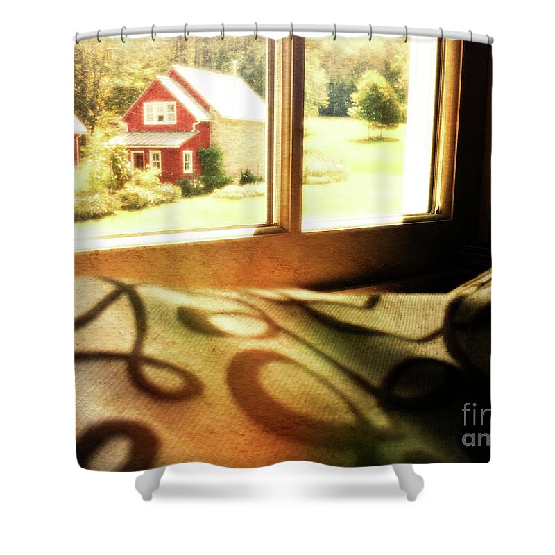 Window Seat Shower Curtain featuring the photograph Dreams From The Window Seat by Kevyn Bashore
