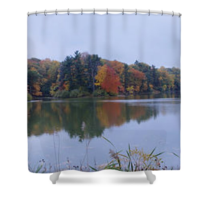 Durand Lake Shower Curtain featuring the photograph Durand Lake by William Norton