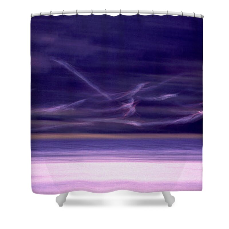 Flamingo Shower Curtain featuring the photograph Flamingo blur by Alistair Lyne