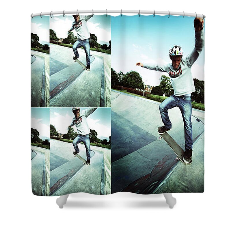 Yhun Suarez Shower Curtain featuring the photograph Frame By Frame by Yhun Suarez