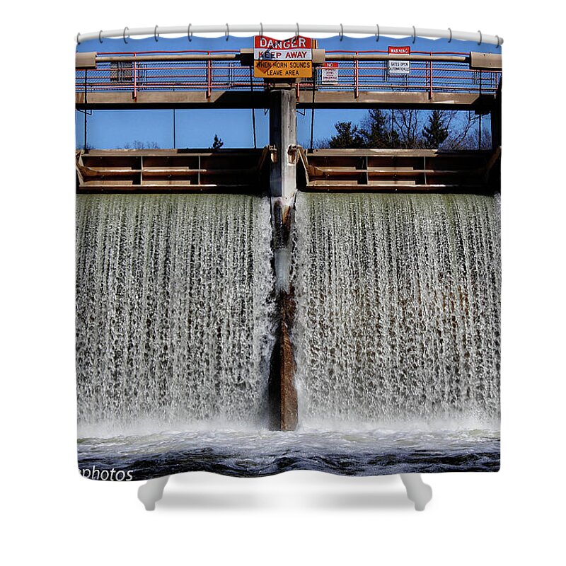 Rcnaturephotos Shower Curtain featuring the photograph Full Force by Rachel Cohen