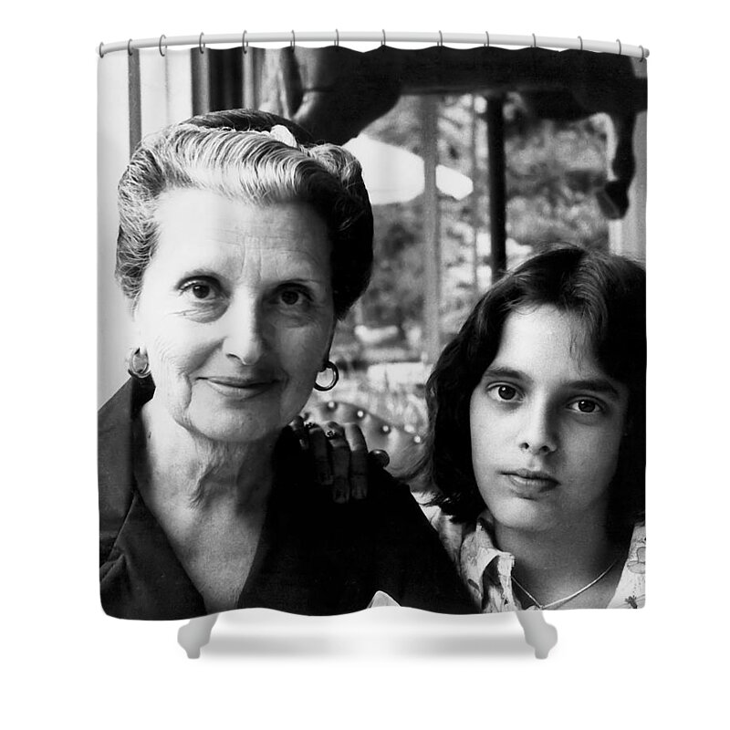 Portrait Shower Curtain featuring the photograph Generations by Rory Siegel