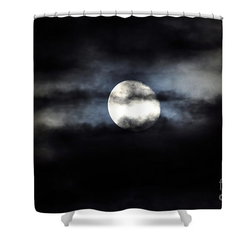 Moon Shower Curtain featuring the photograph Glorious Gibbous by Al Powell Photography USA