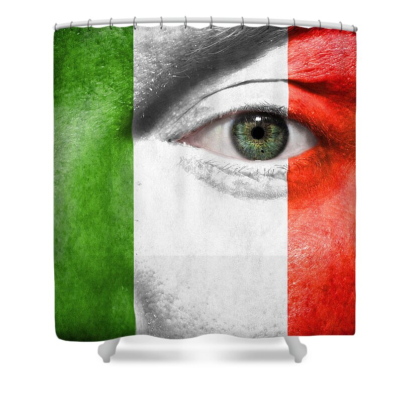 2012 Shower Curtain featuring the photograph Go Italy by Semmick Photo