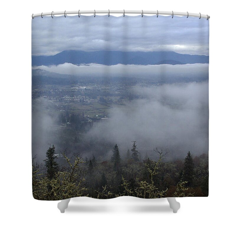 Weather Shower Curtain featuring the photograph Grants Pass Weather by Mick Anderson