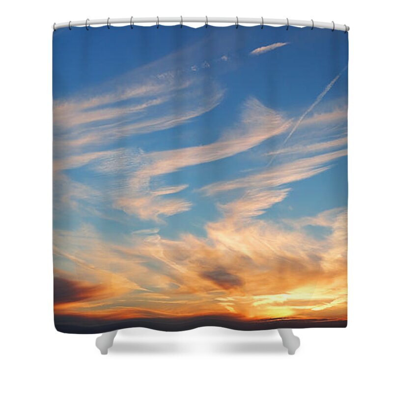 Sunset Shower Curtain featuring the photograph Great Canadian Sunset by Barbara McMahon