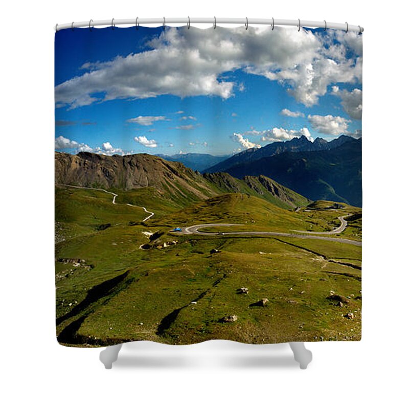 Grossglockner Shower Curtain featuring the photograph Grossglockner High Alpine Road by Nailia Schwarz
