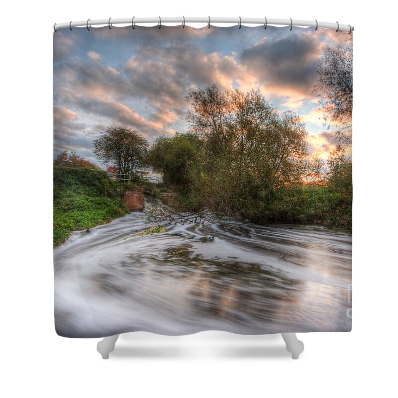 Hdr Shower Curtain featuring the photograph Gush Forth 2.0 by Yhun Suarez