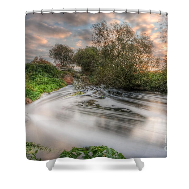 Hdr Shower Curtain featuring the photograph Gush Forth 3.0 by Yhun Suarez
