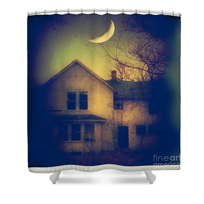 House Shower Curtain featuring the photograph Haunted House by Jill Battaglia
