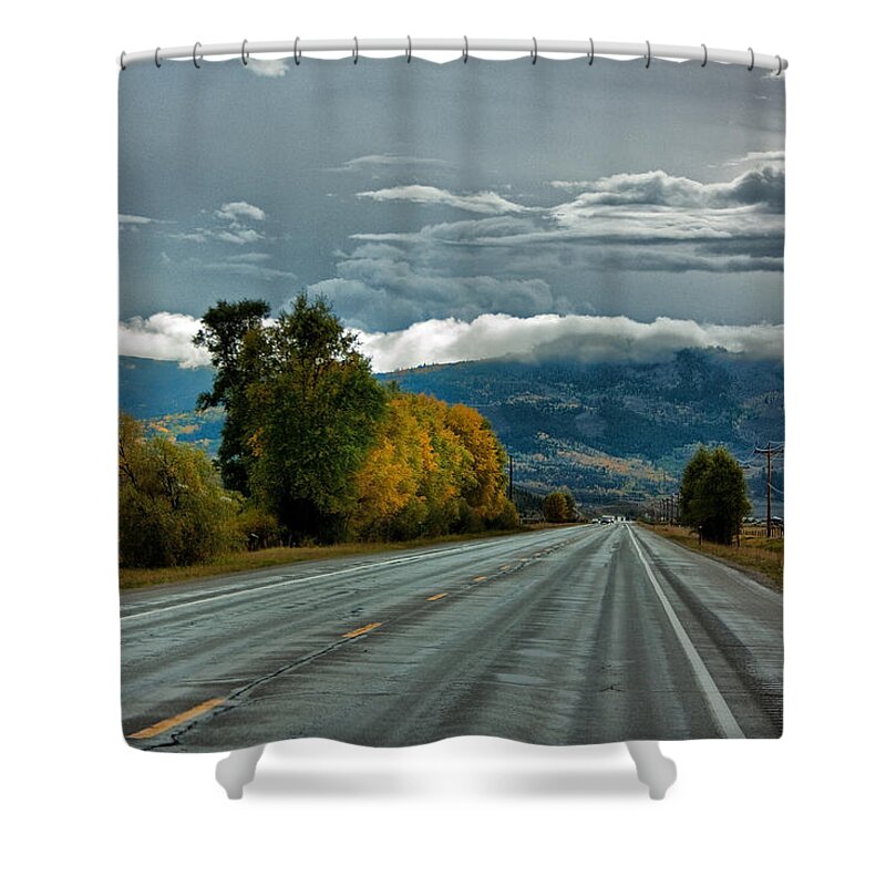 Rocky Mountains Shower Curtain featuring the photograph High in Colorado by Farol Tomson