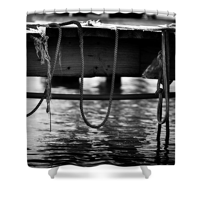 Marina Shower Curtain featuring the photograph Holding Pattern by Rebecca Sherman