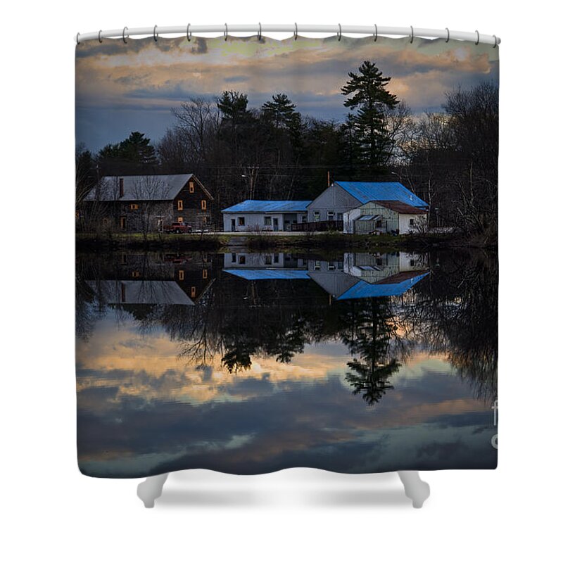 Maine Shower Curtain featuring the photograph Homeward Bound by Brenda Giasson