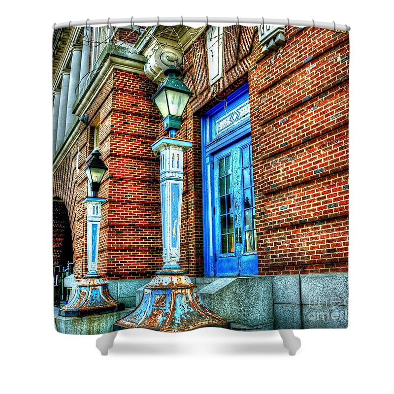 Building Shower Curtain featuring the photograph Homicide Life on the Street by Debbi Granruth