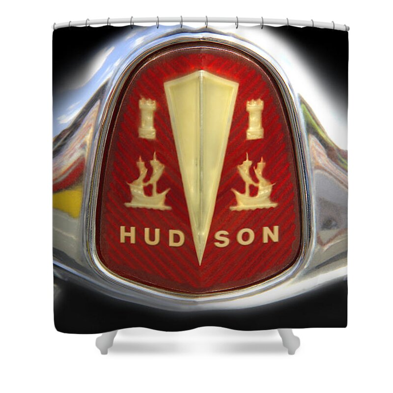 Hudson Shower Curtain featuring the photograph Hudson Grill Ornament by Mike McGlothlen