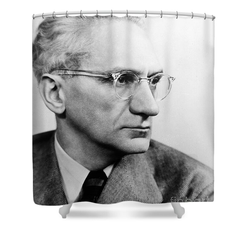 1950s Shower Curtain featuring the photograph Immanuel Velikovsky by Granger