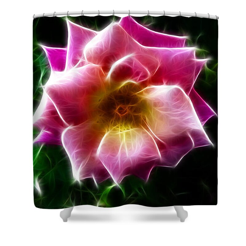 Flowers Shower Curtain featuring the photograph In The Mood by Adam Vance