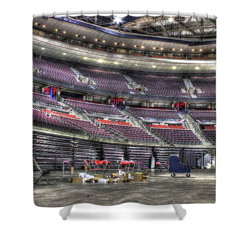  Shower Curtain featuring the photograph Inside The Palace of Auburn Hills MI by Nicholas Grunas