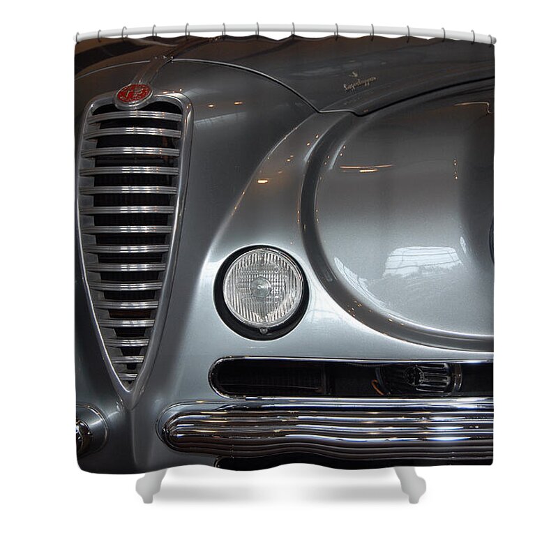 Automobiles Shower Curtain featuring the photograph Italian Style by John Schneider