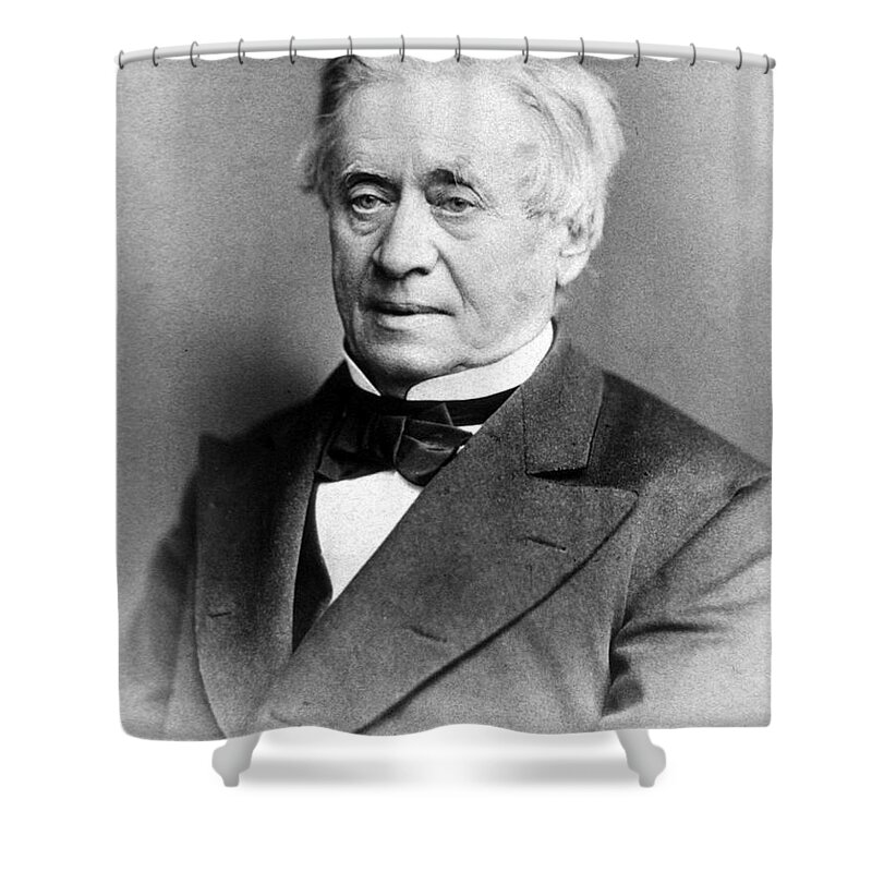 Science Shower Curtain featuring the photograph Joseph Henry, American Scientist by Science Source