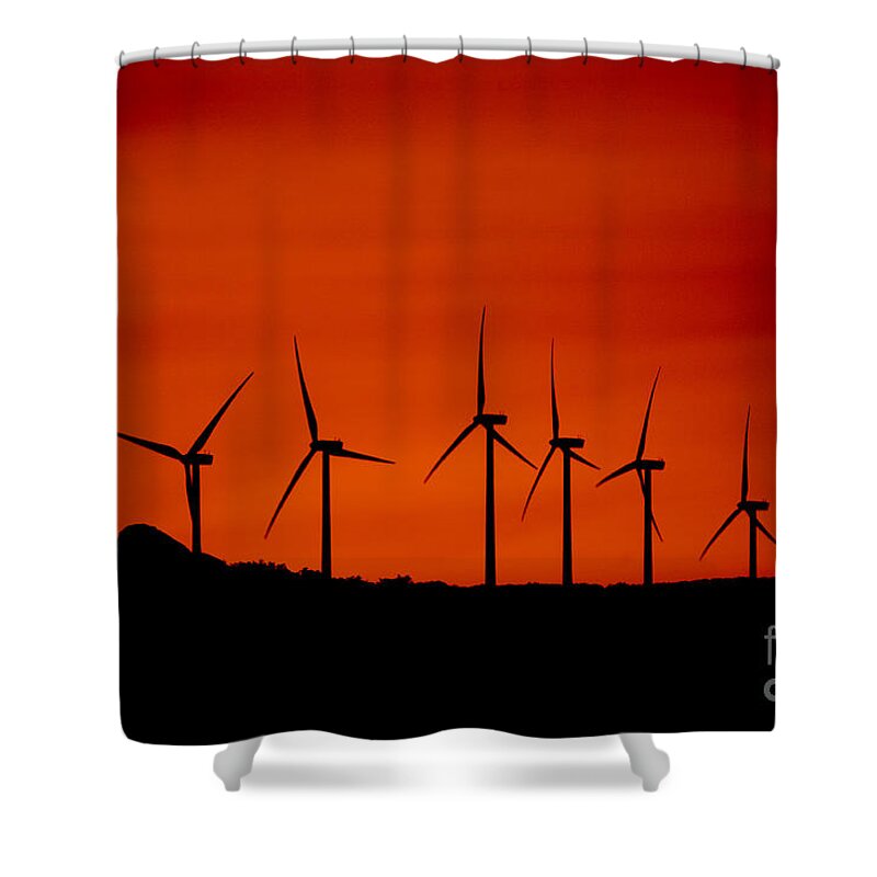 Sunset Shower Curtain featuring the photograph Knighton055 by Daniel Knighton