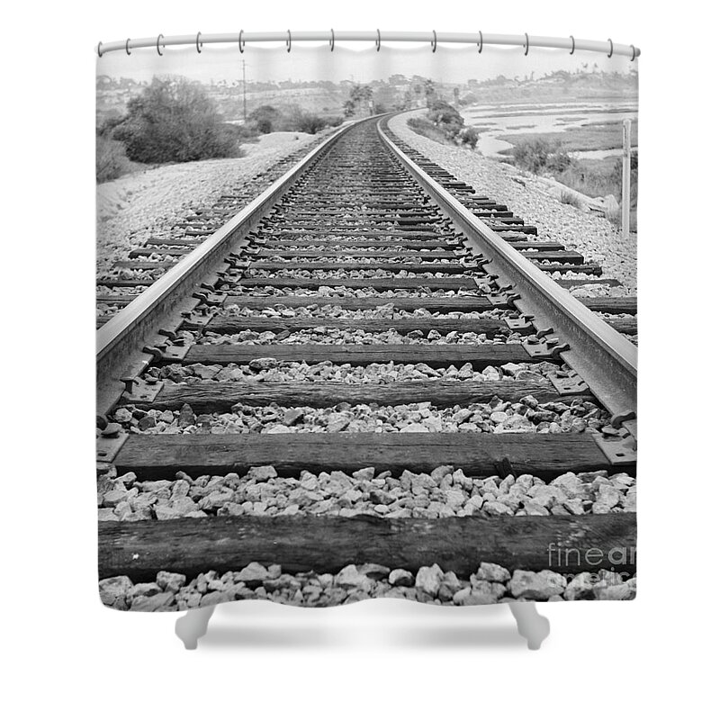 Railroad Shower Curtain featuring the photograph Knighton078 by Daniel Knighton