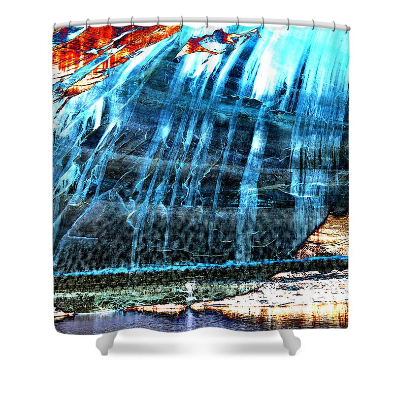 Lake Powell Shower Curtain featuring the photograph Lake Powell Reflection by Rebecca Margraf