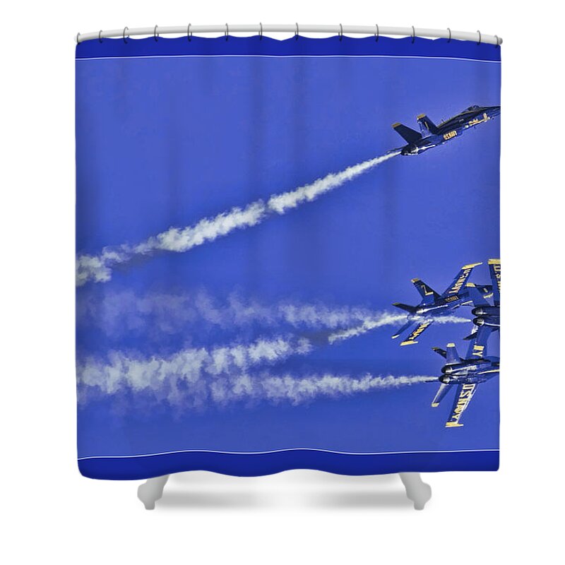 Art Photography Shower Curtain featuring the photograph Leader of the Pack by Blake Richards