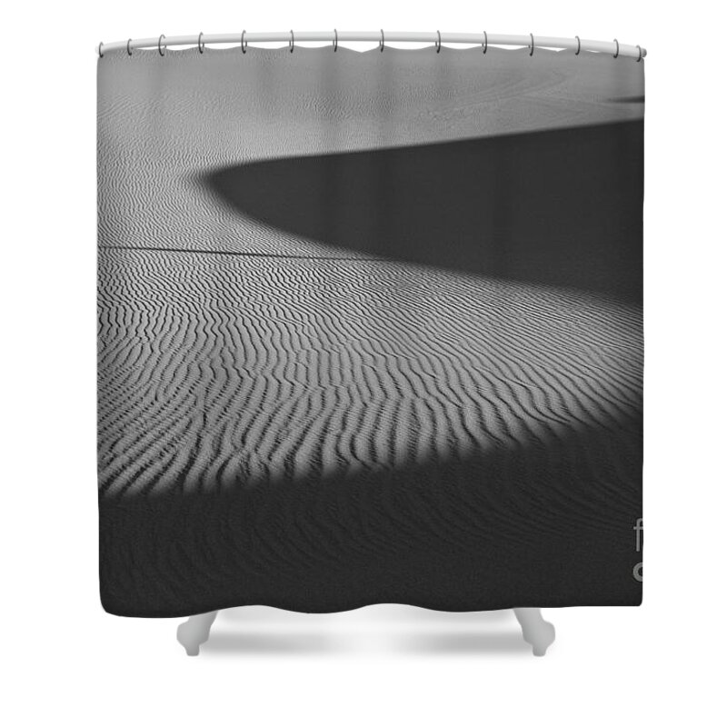 Desert Shower Curtain featuring the photograph Light and shade by Olivier Steiner