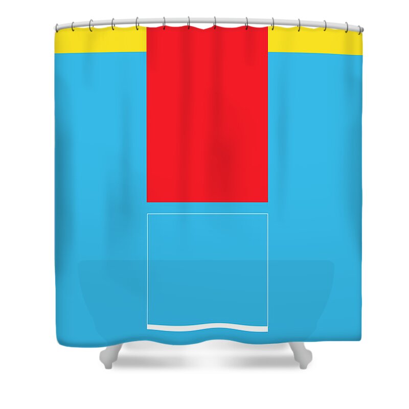 Abstract Shower Curtain featuring the digital art Lode by Naxart Studio