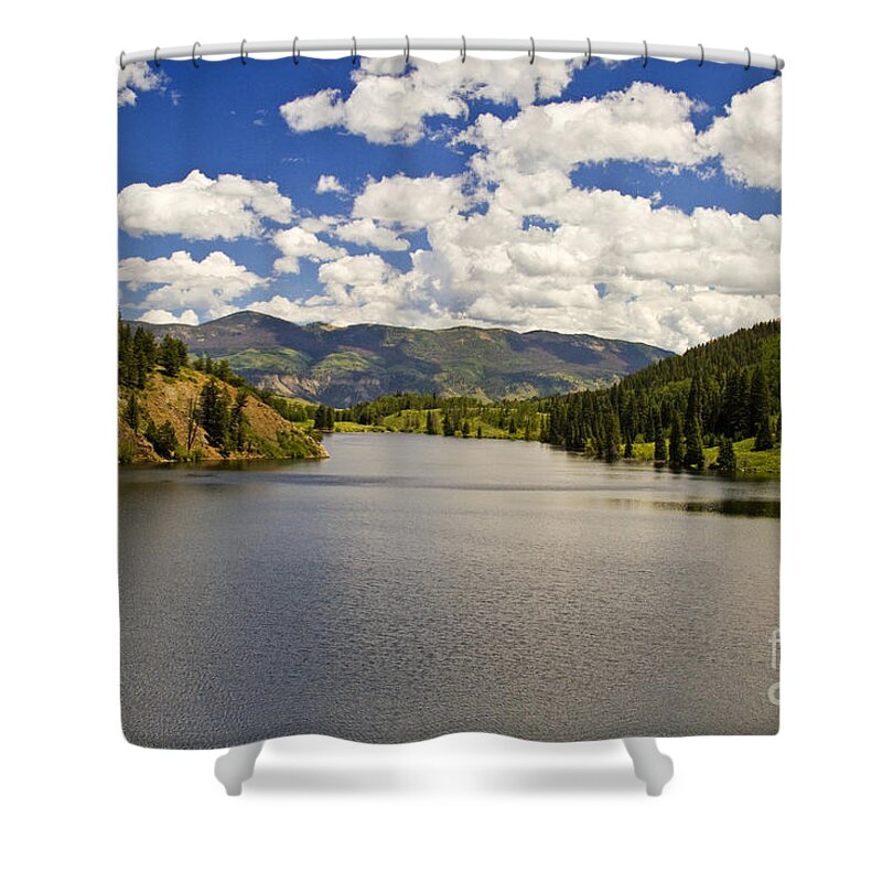 Lake Shower Curtain featuring the photograph Lower Cataract Lake by Scott Pellegrin