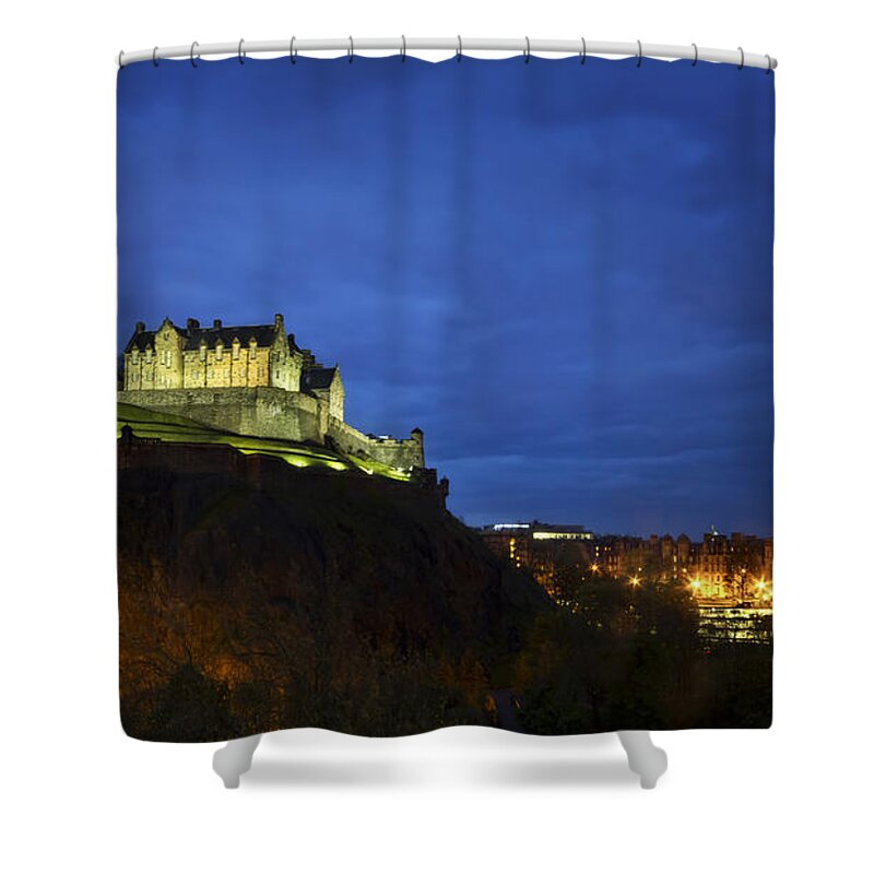 Edinburgh Shower Curtain featuring the photograph Magic Night by Evelina Kremsdorf