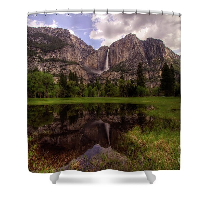 Cooks Meadow Shower Curtain featuring the photograph Majestic Reflections by Sue Karski