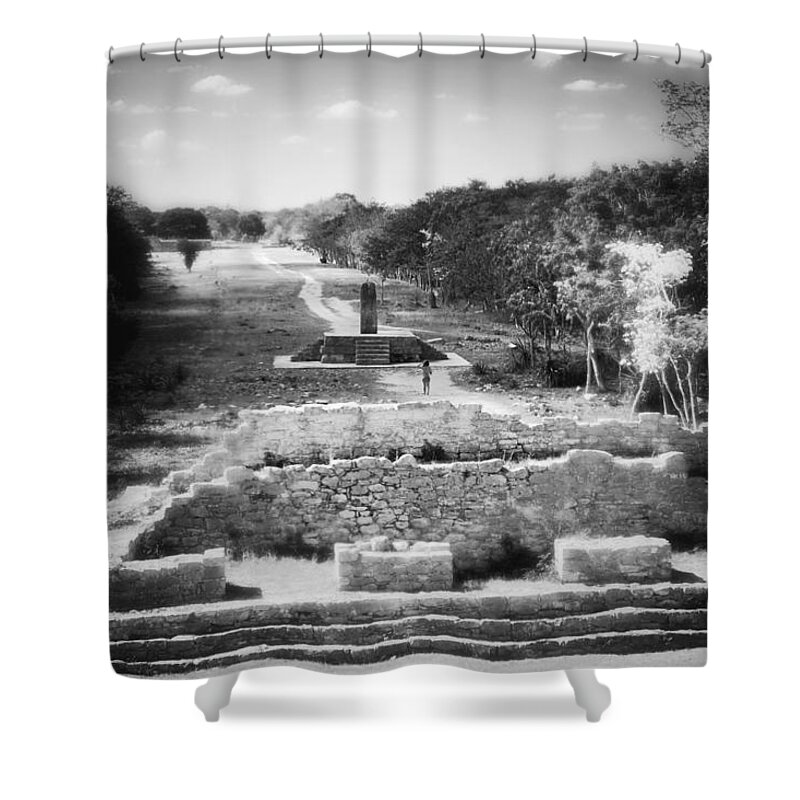Mayan Shower Curtain featuring the photograph Mayan Dreams by Jason Politte
