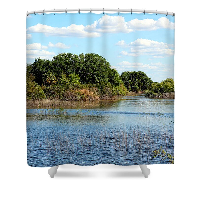 Florida Shower Curtain featuring the photograph Medard Park by Dorothy Riley