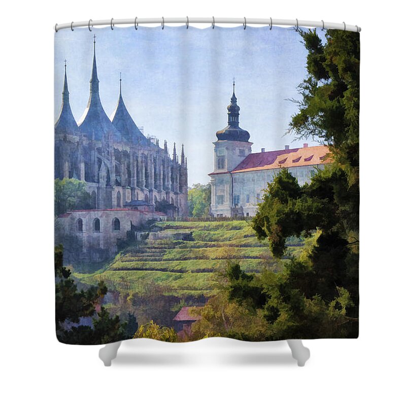 Medieval Shower Curtain featuring the photograph Medieval by Joan Carroll