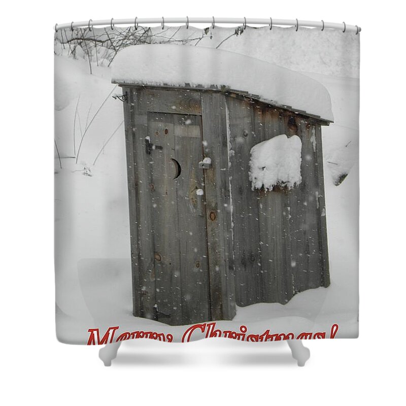 Christmas Shower Curtain featuring the photograph Merry Christmas by Kim Galluzzo