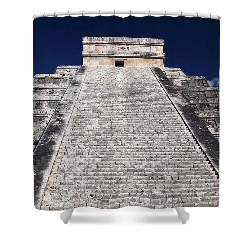 Chichen Itza Shower Curtain featuring the photograph Mexico by Milena Boeva
