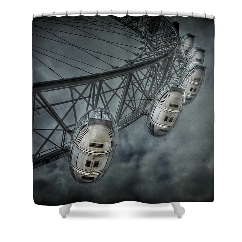 London Shower Curtain featuring the photograph More Then Meets The Eye by Evelina Kremsdorf