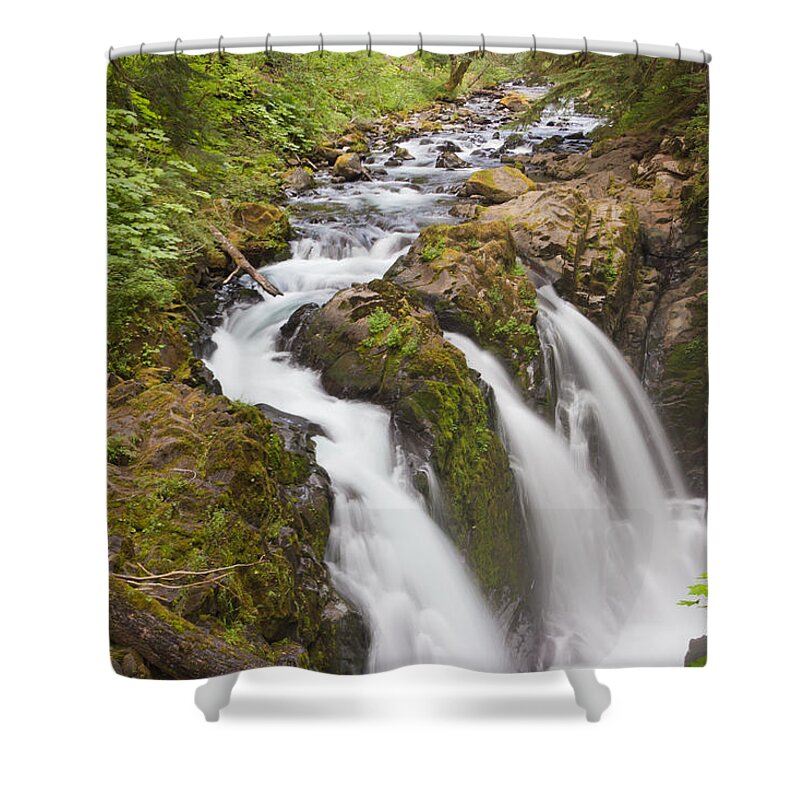 Adventure Shower Curtain featuring the photograph Nature's Majesty II by Heidi Smith