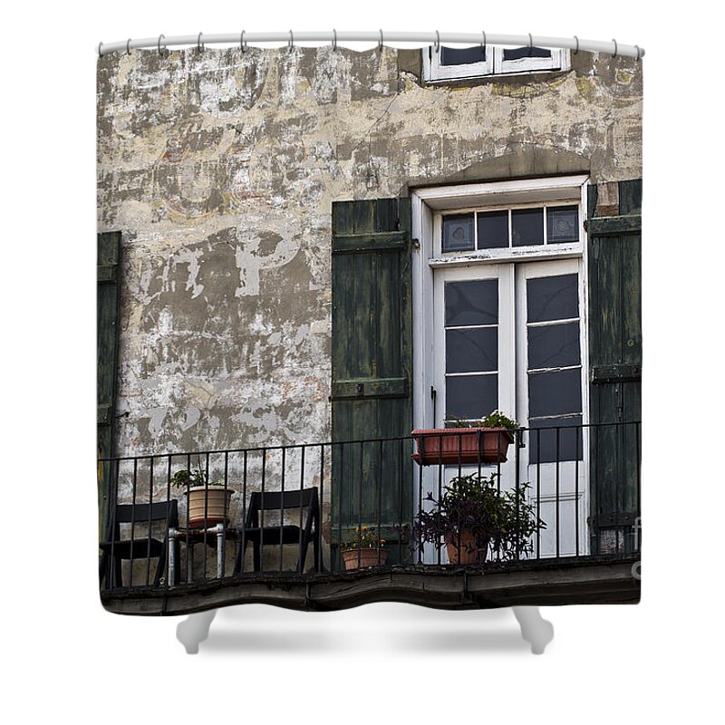 New Orleans Shower Curtain featuring the photograph New Orleans Morning by Leslie Leda