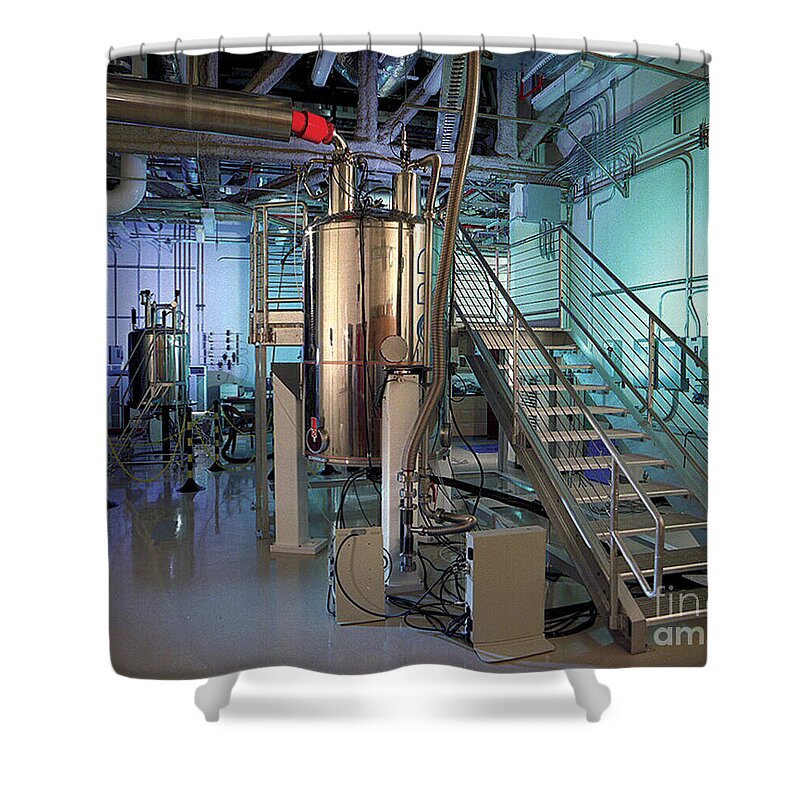 Nuclear Magnetic Resonance Spectrometer Shower Curtain featuring the photograph Nuclear Magnetic Resonance Spectrometer by Pacific Northwest National Laboratory