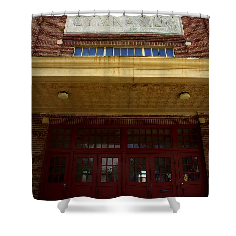 Old Sweat Shop Shower Curtain featuring the photograph Old Sweat Shop by Edward Smith